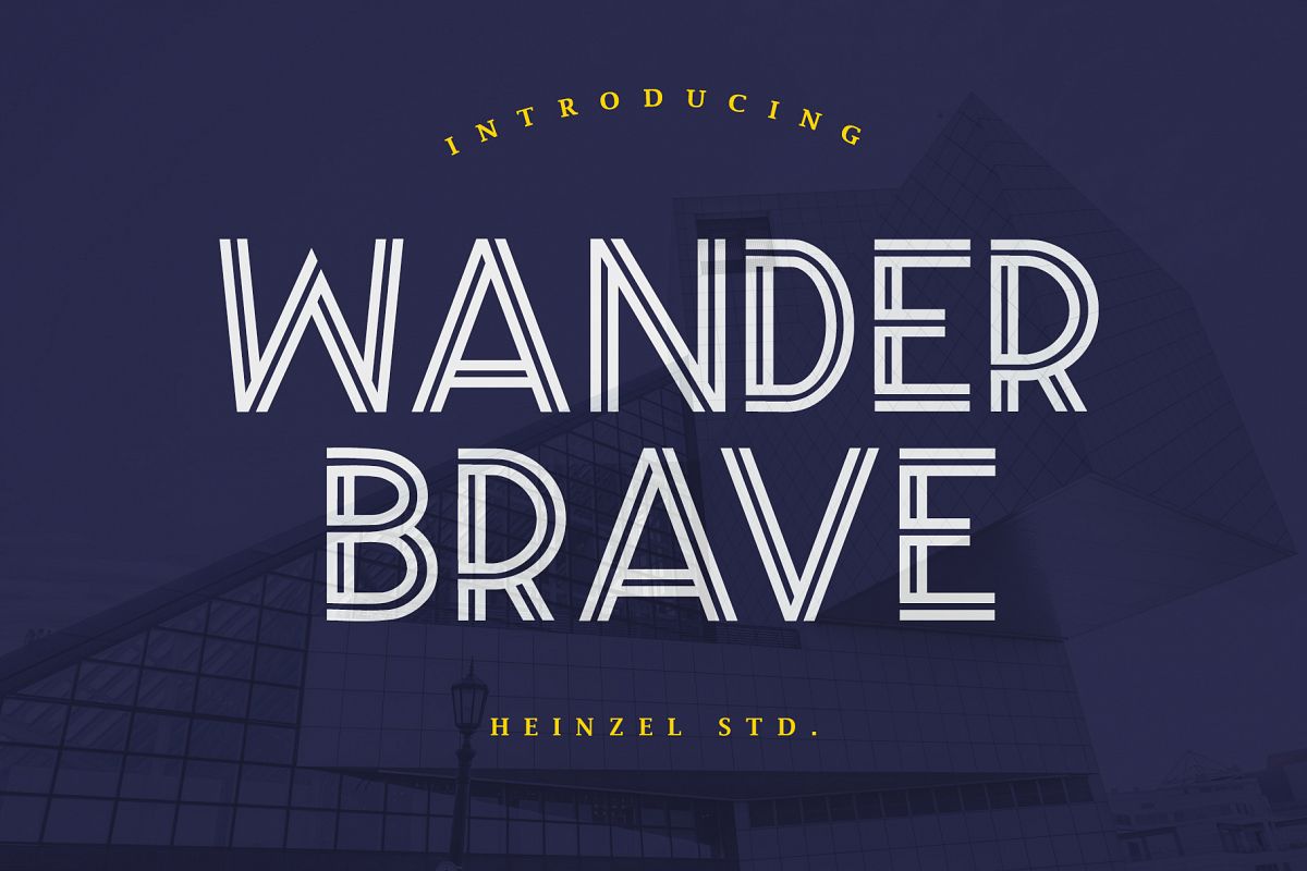 Wander Brave Typeface example image 1