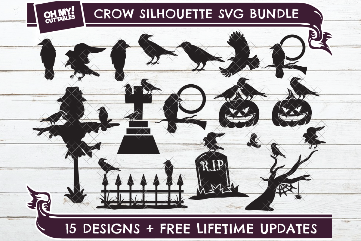 Download Crow SVG Silhouette Raven in SVG, DXF, PNG, EPS, JPG ...