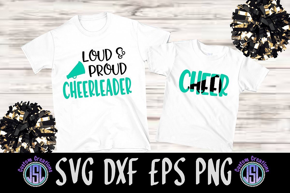 Loud & Proud Cheerleader|Cheer Design SVG DXF EPS PNG (310558) | SVGs ...