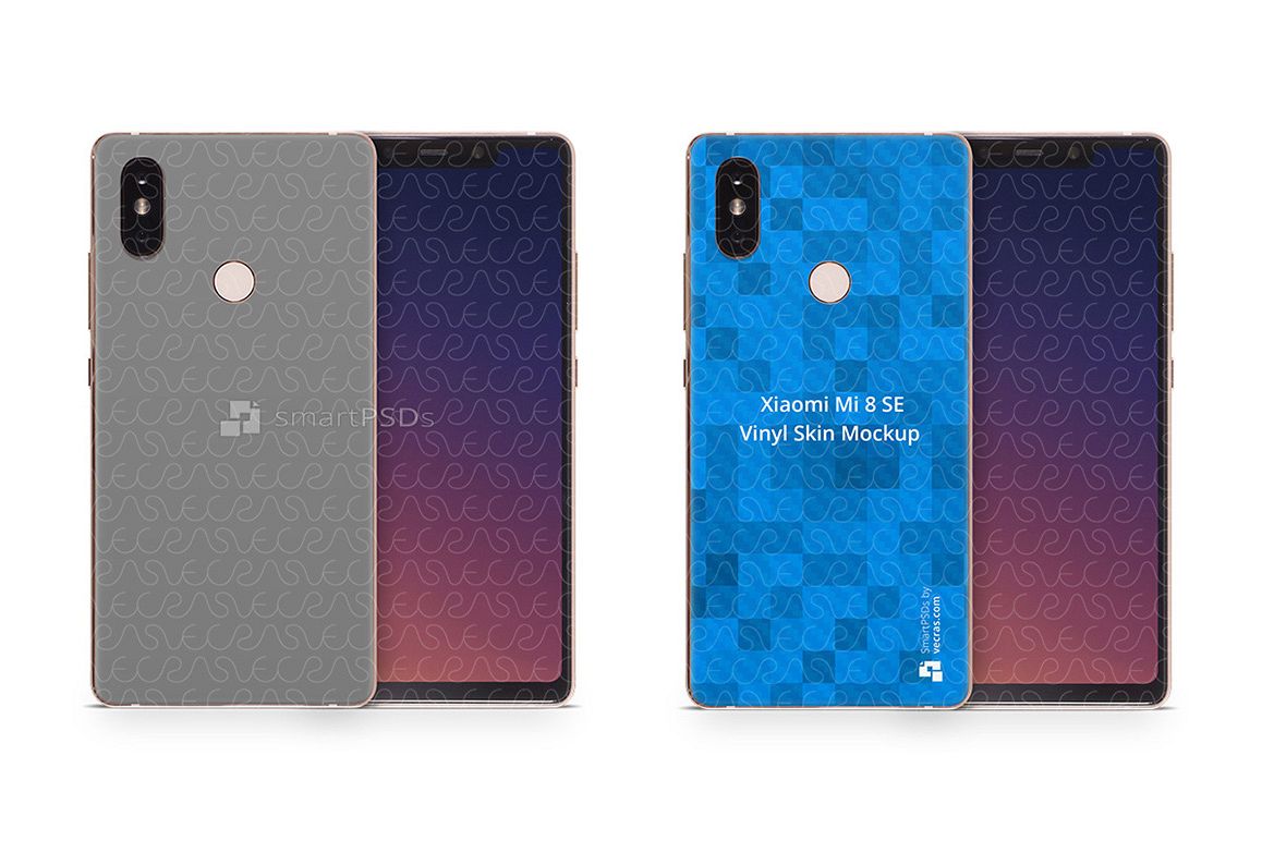 Xiaomi Mi8 SE 2018 PSD Skin Mockup Template example image 1