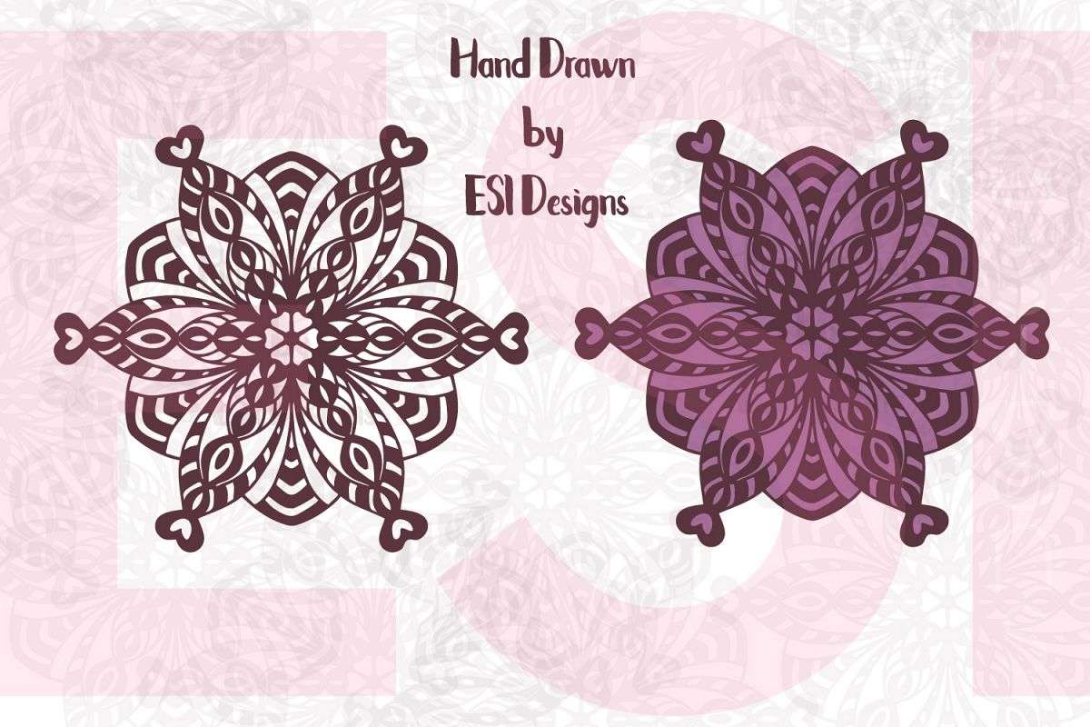 Mandala Designs Set 1 example image 1