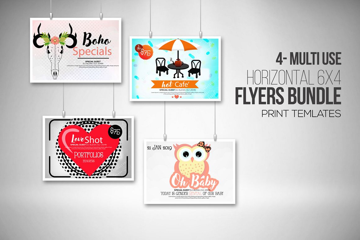 4 Multi Use Cards Bundle example image 1