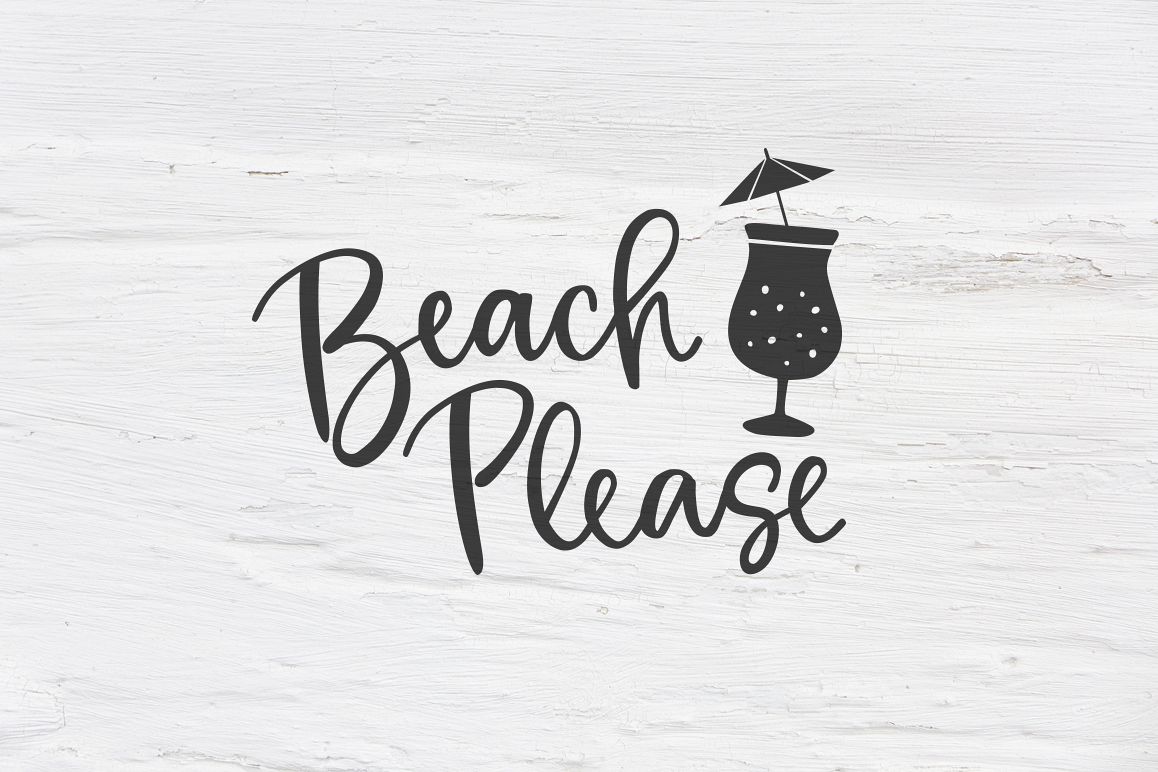 Download Beach Please SVG, EPS, PNG, DXF (102576) | SVGs | Design Bundles