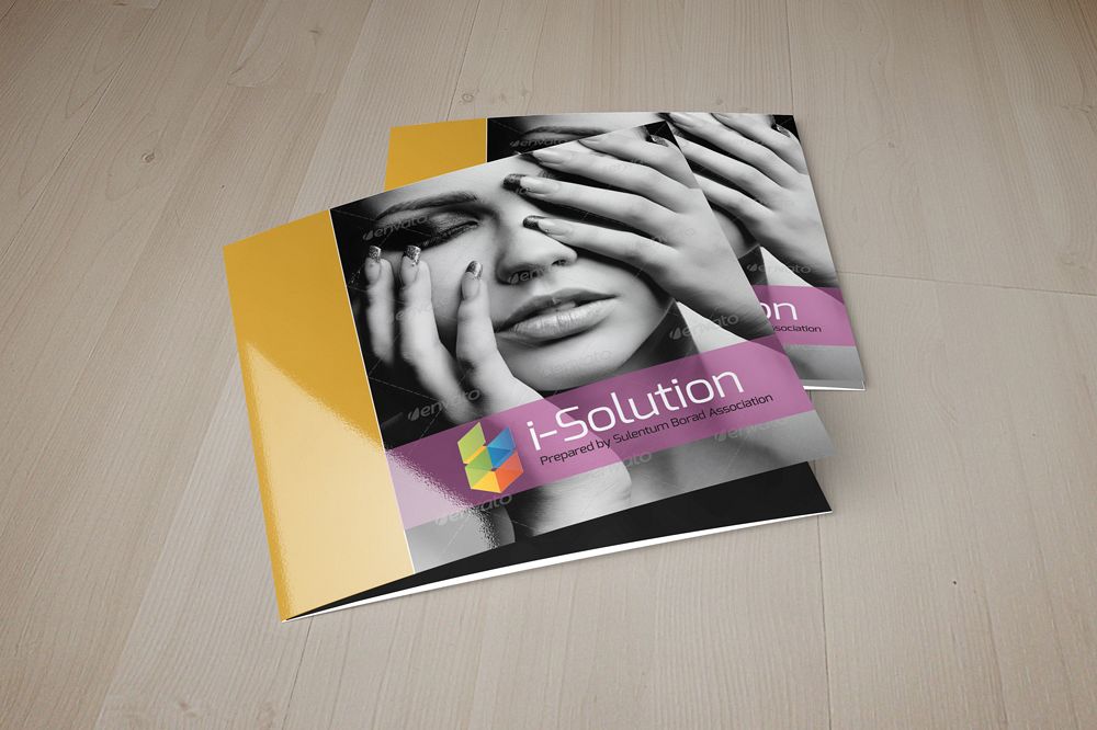 Beauty & Fashion Square Trifold Brochure example image 1