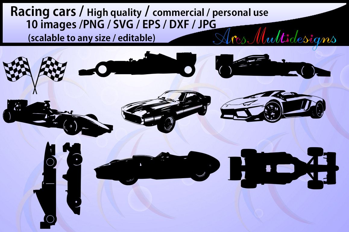 Download racing car silhouette / cars silhouette / sports car silhouette / cars / SVG / EPs / DXf / JPG ...