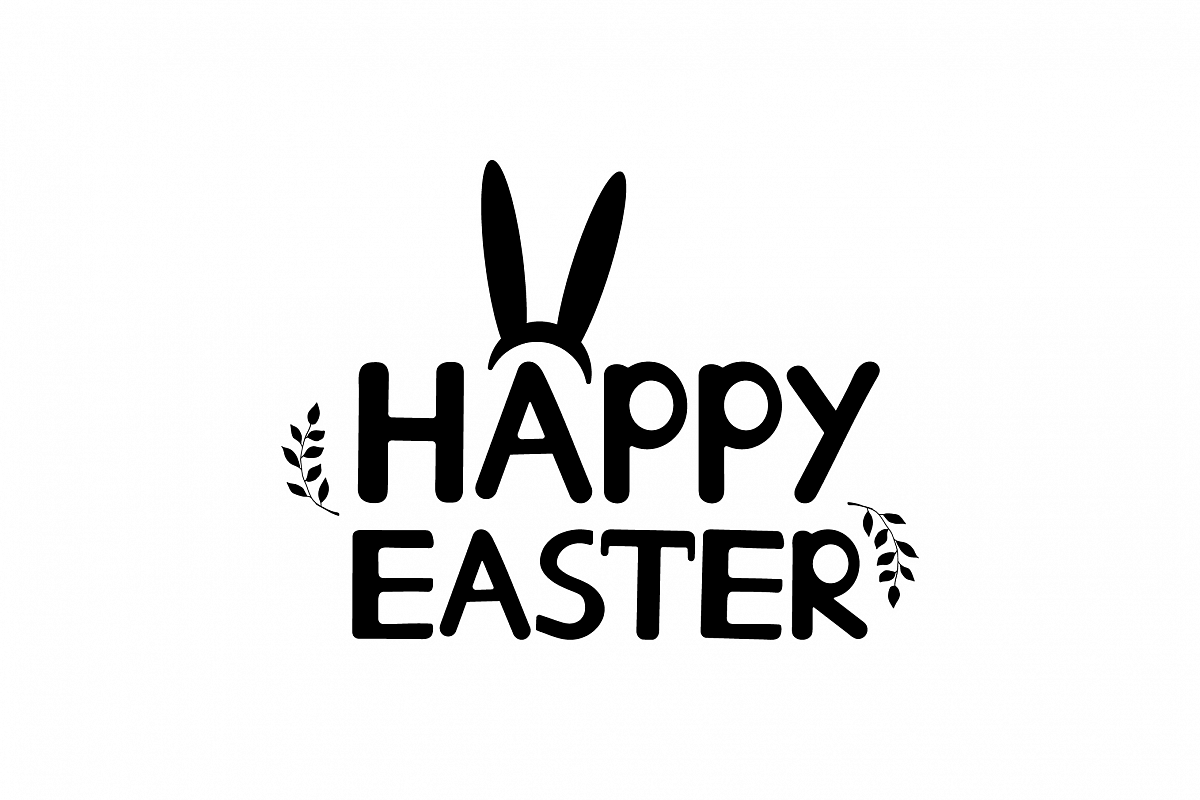 Happy Easter- EPS, Ai, SVG, JPG, PNG example image 1