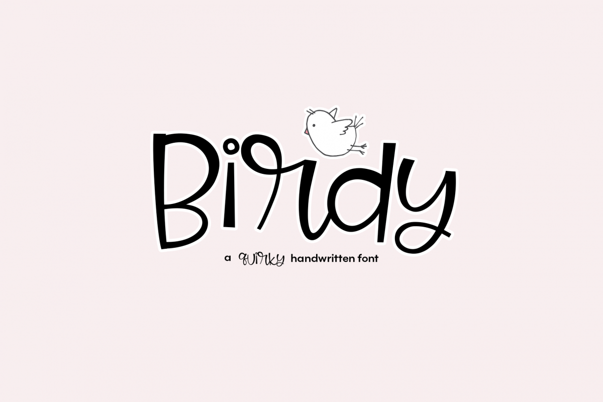 Birdy - A Quirky Handwritten Font example image 1