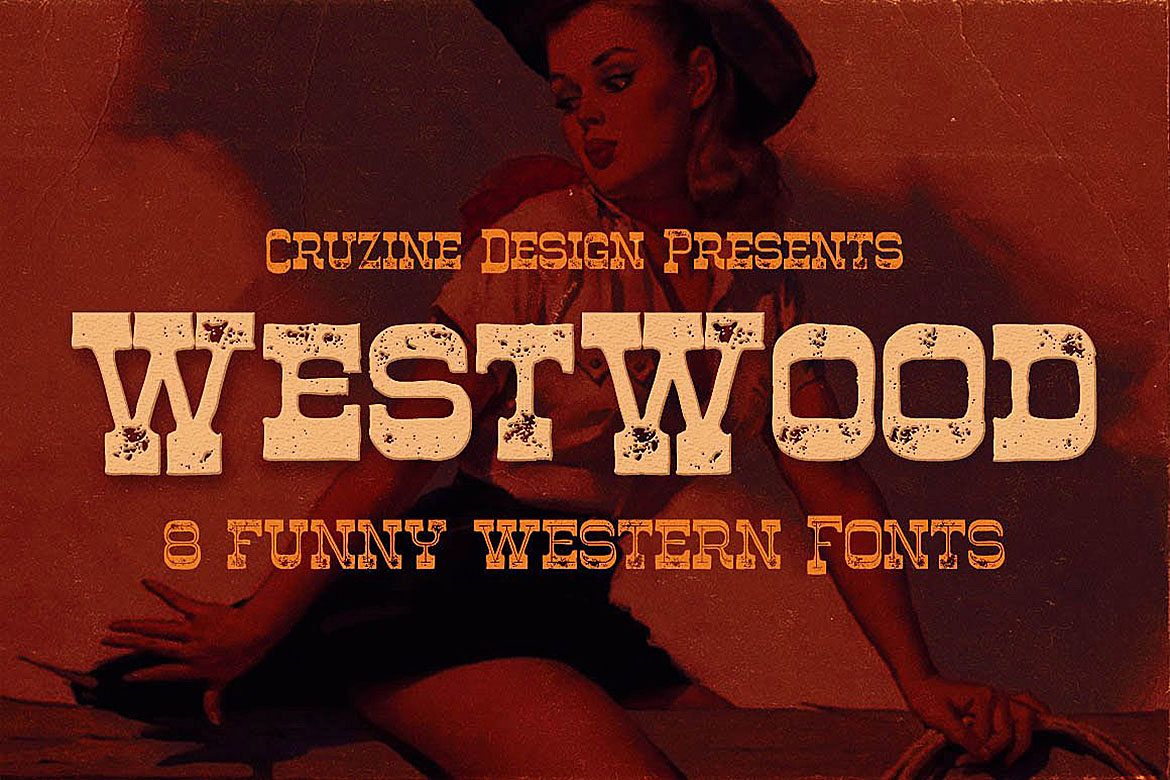 Westwood - Funny Western Font example image 1