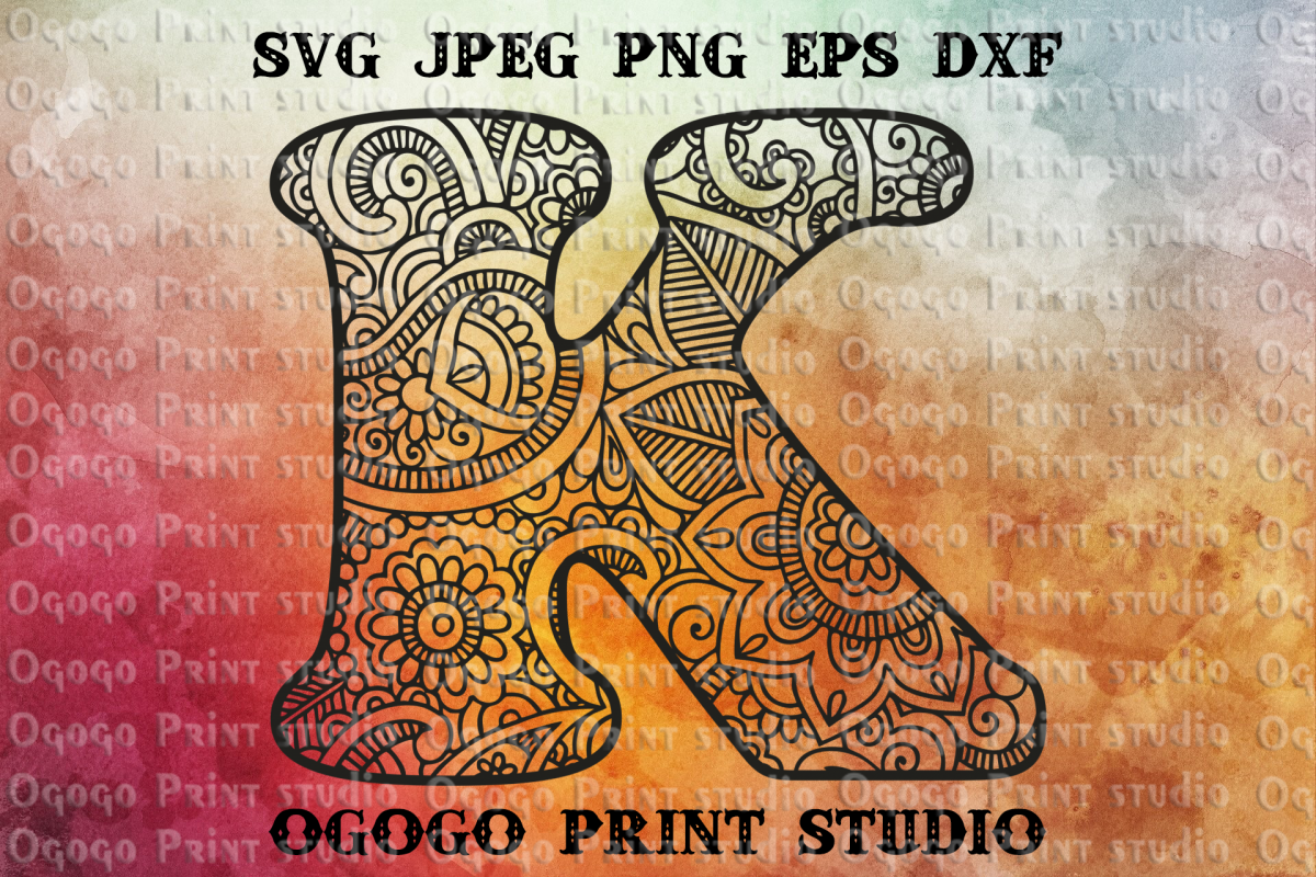 Alphabet Letter SVG Floral font Mandala svg Zentangle SVG Alphabet Letter SVG Floral font Mandala svg Zentangle SVG