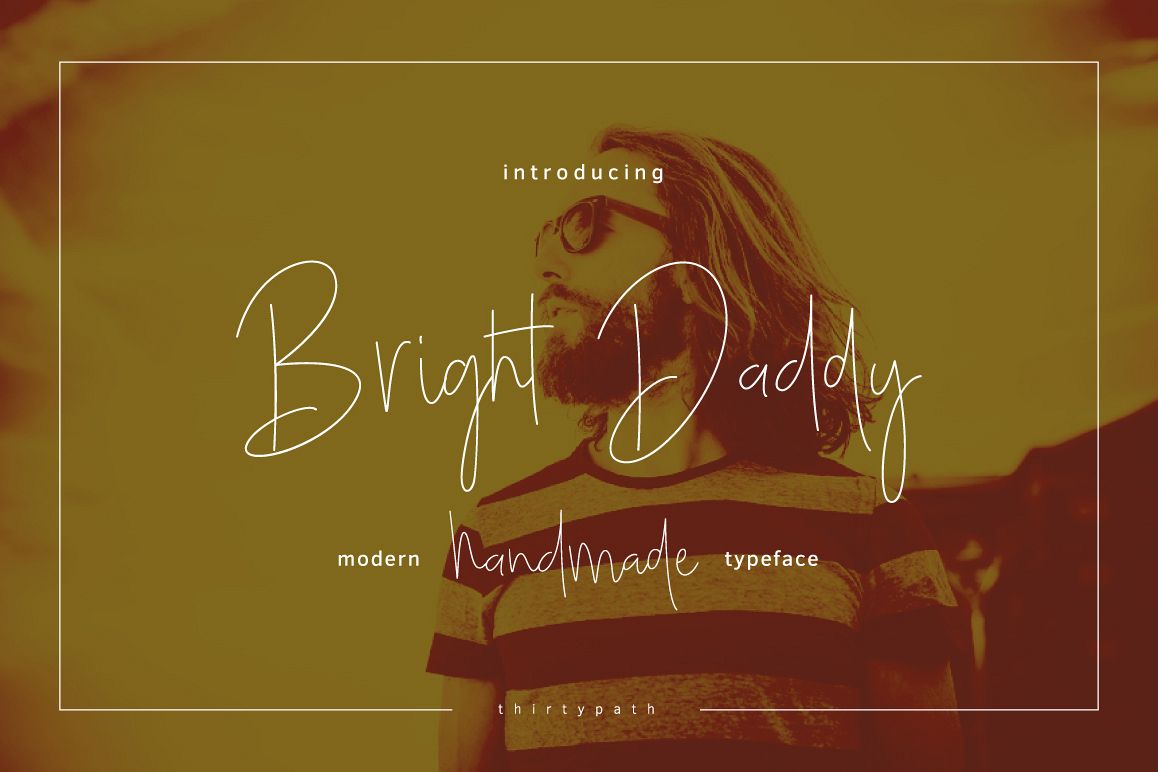Bright Daddy typeface example image 1