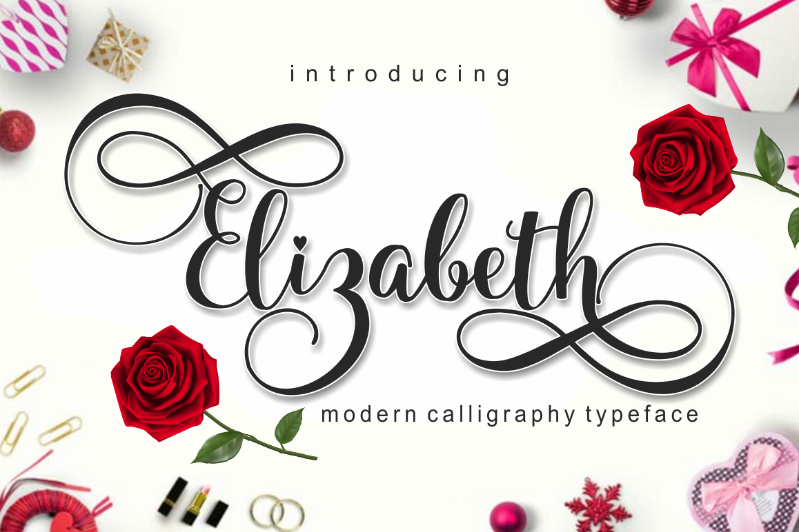 Elizabeth Script example image 1