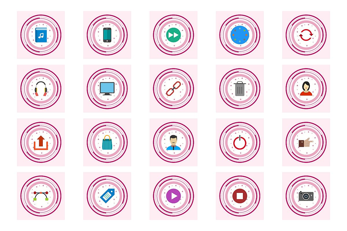 Set Of Multimedia Icons example image 1