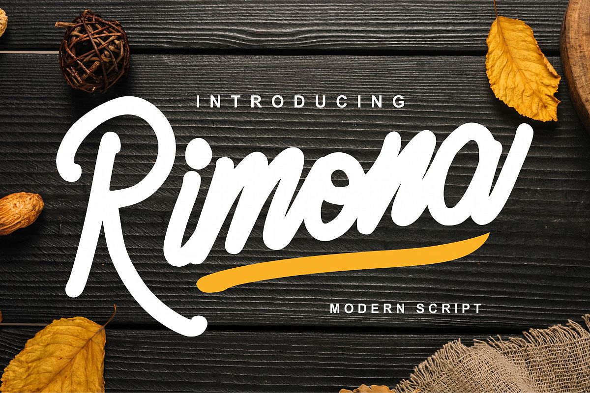 Rimona - Modern Script example image 1