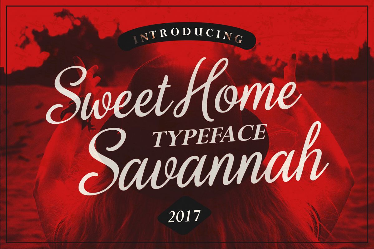 Sweet Home Savannah Font Duo example image 1