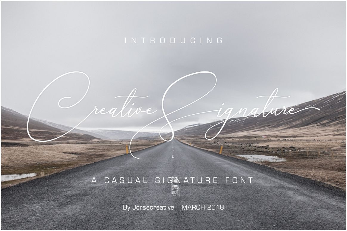 Creative Signature Font example image 1