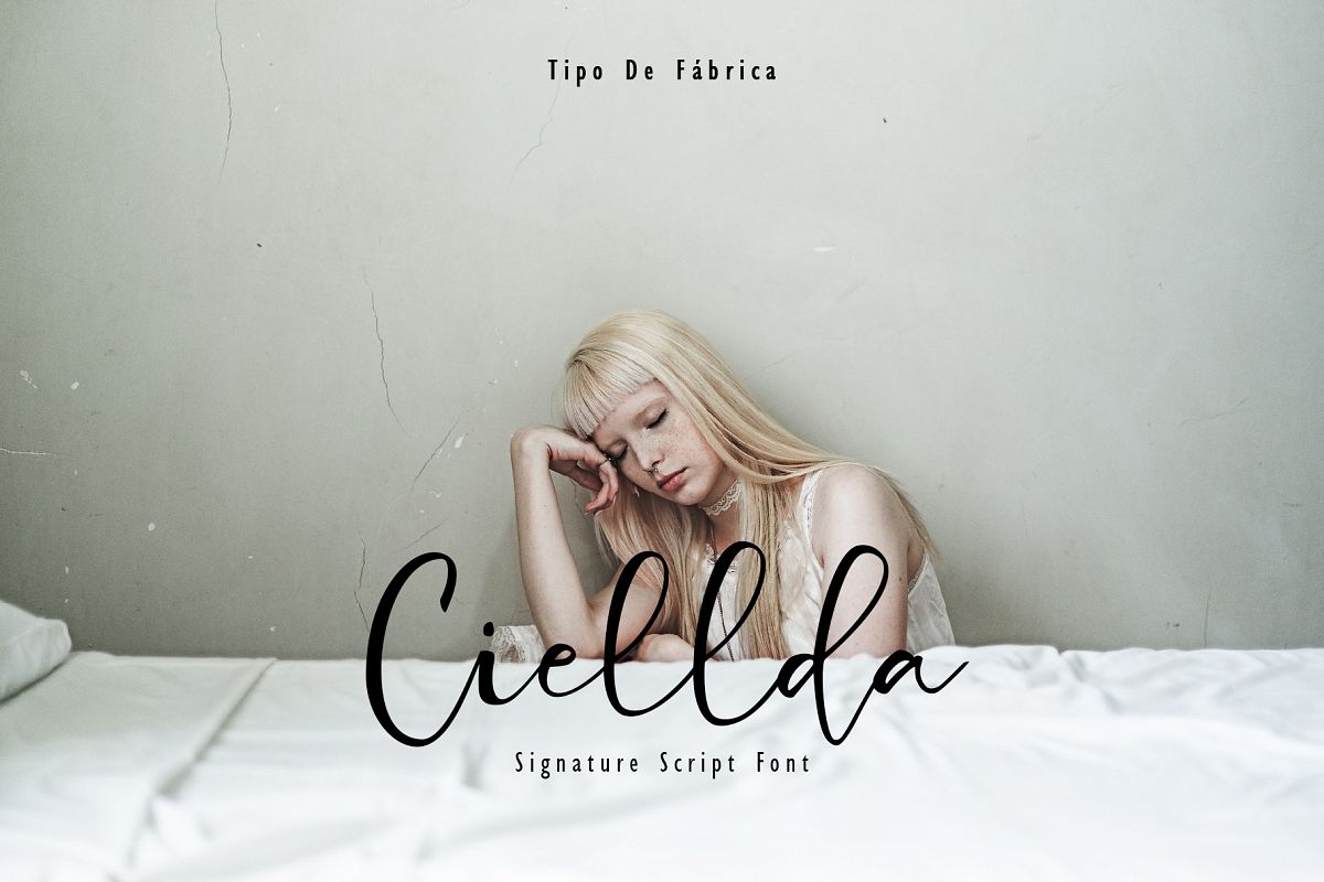 Ciellda || Signature Script Font example image 1
