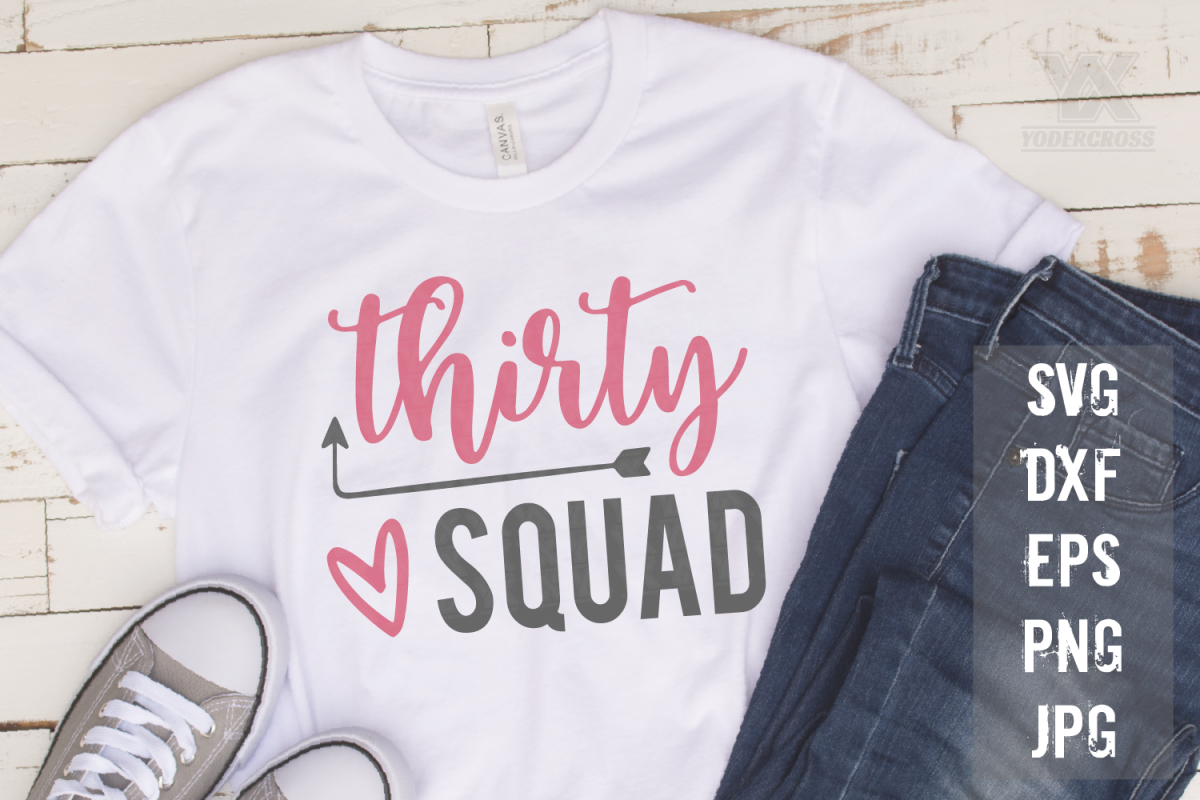 Thirty Squad SVG example image 1