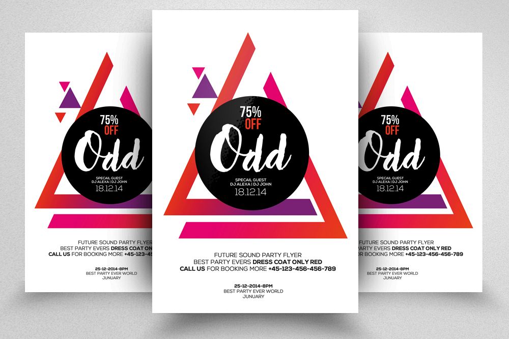 Futuristic Flyer Template example image 1