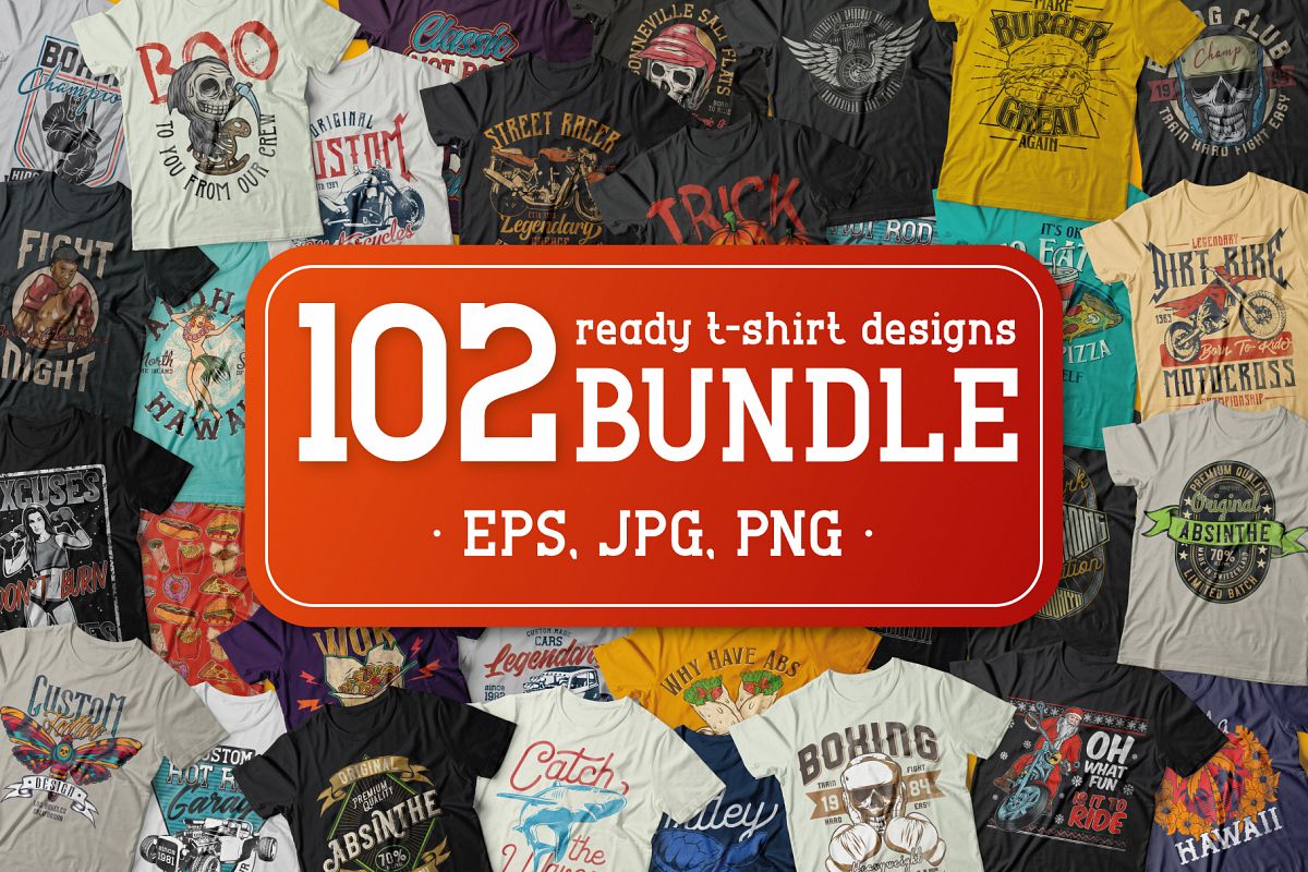 102 ready t-shirt designs BUNDLE example image 1