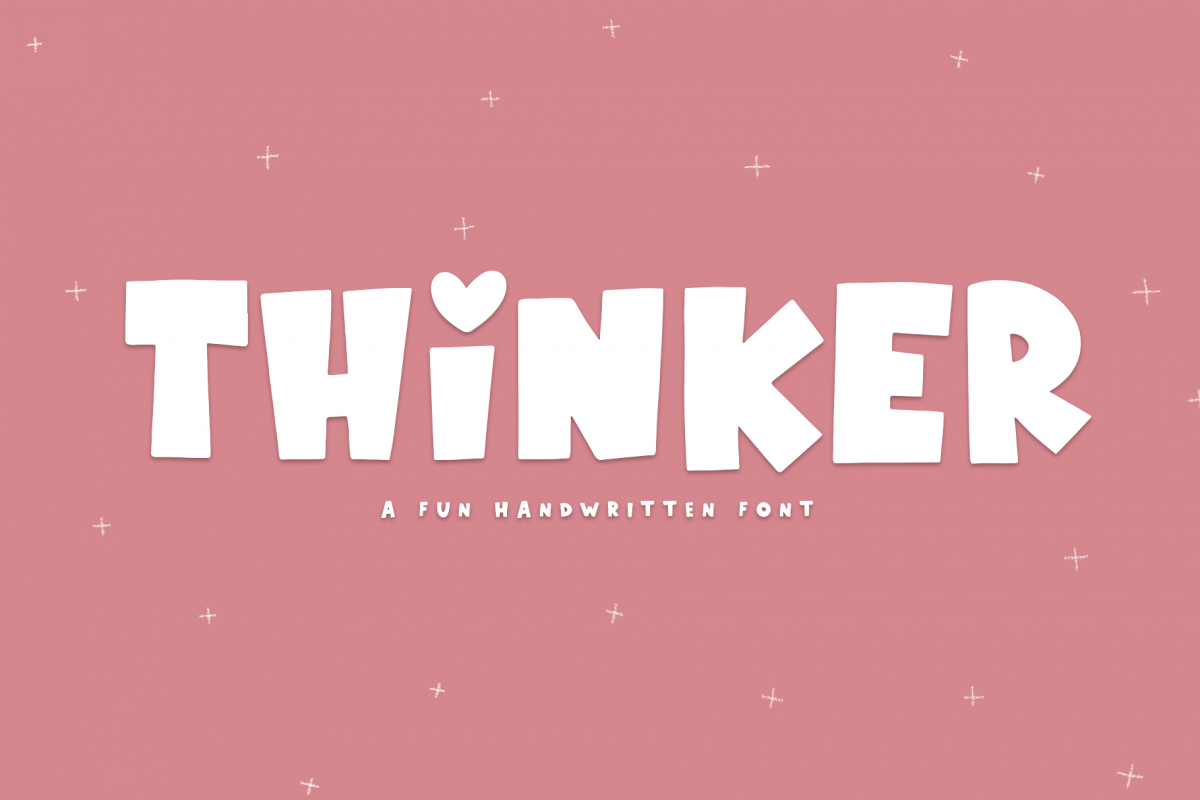 Thinker - A Fun Handwritten Font example image 1