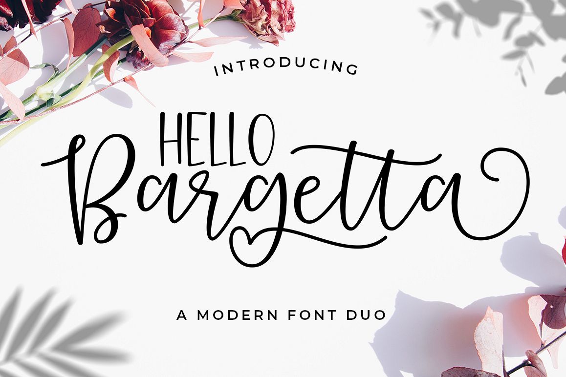 Bargetta Font Duo example image 1
