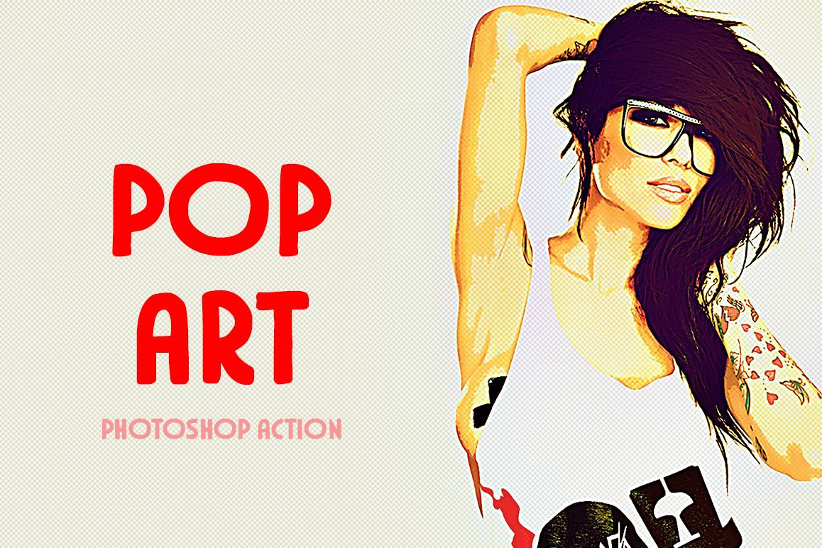 Retro Art - Photoshop Action example image 1