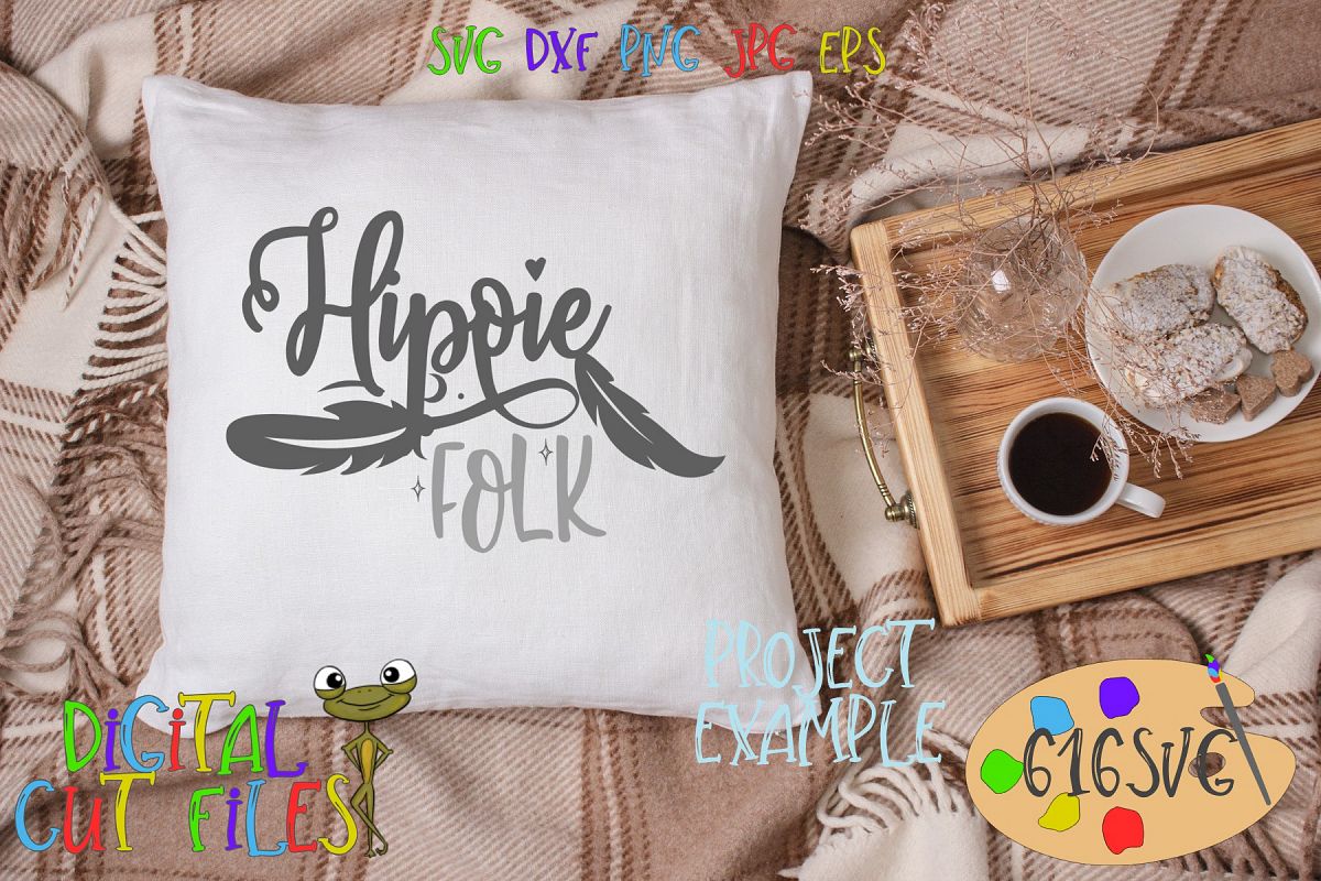 Hippie Folk SVG example image 1