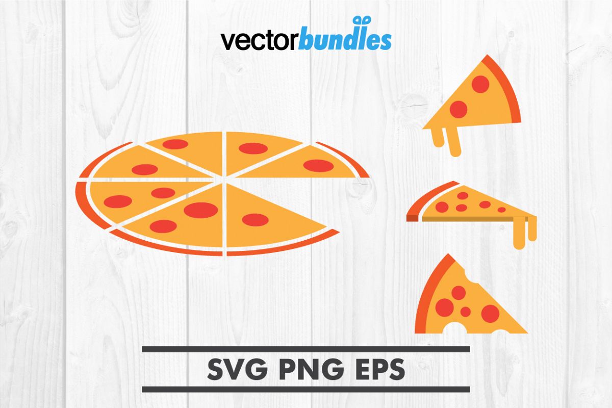 Pizza clip art svg example image 1
