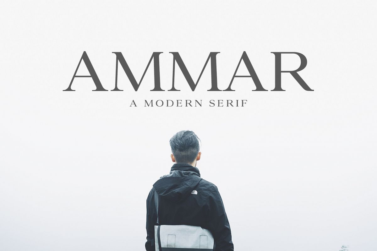 Ammar A Modern Serif Family example image 1