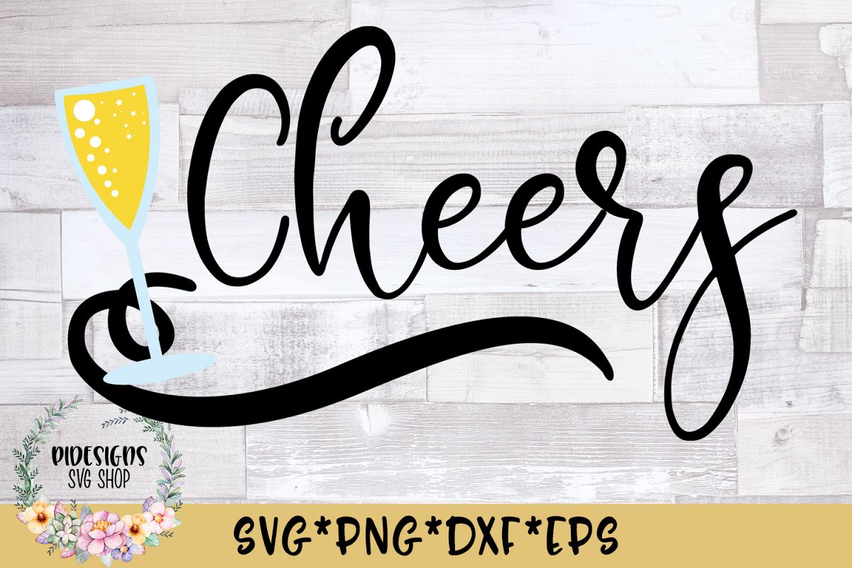 Cheers SVG Cut File example image 1