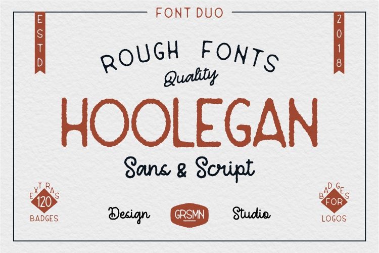 Hoolegan Font Duo example image 1