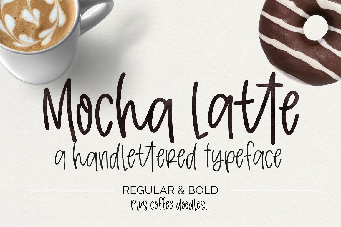 Mocha Latte Handwritten Font example image 1