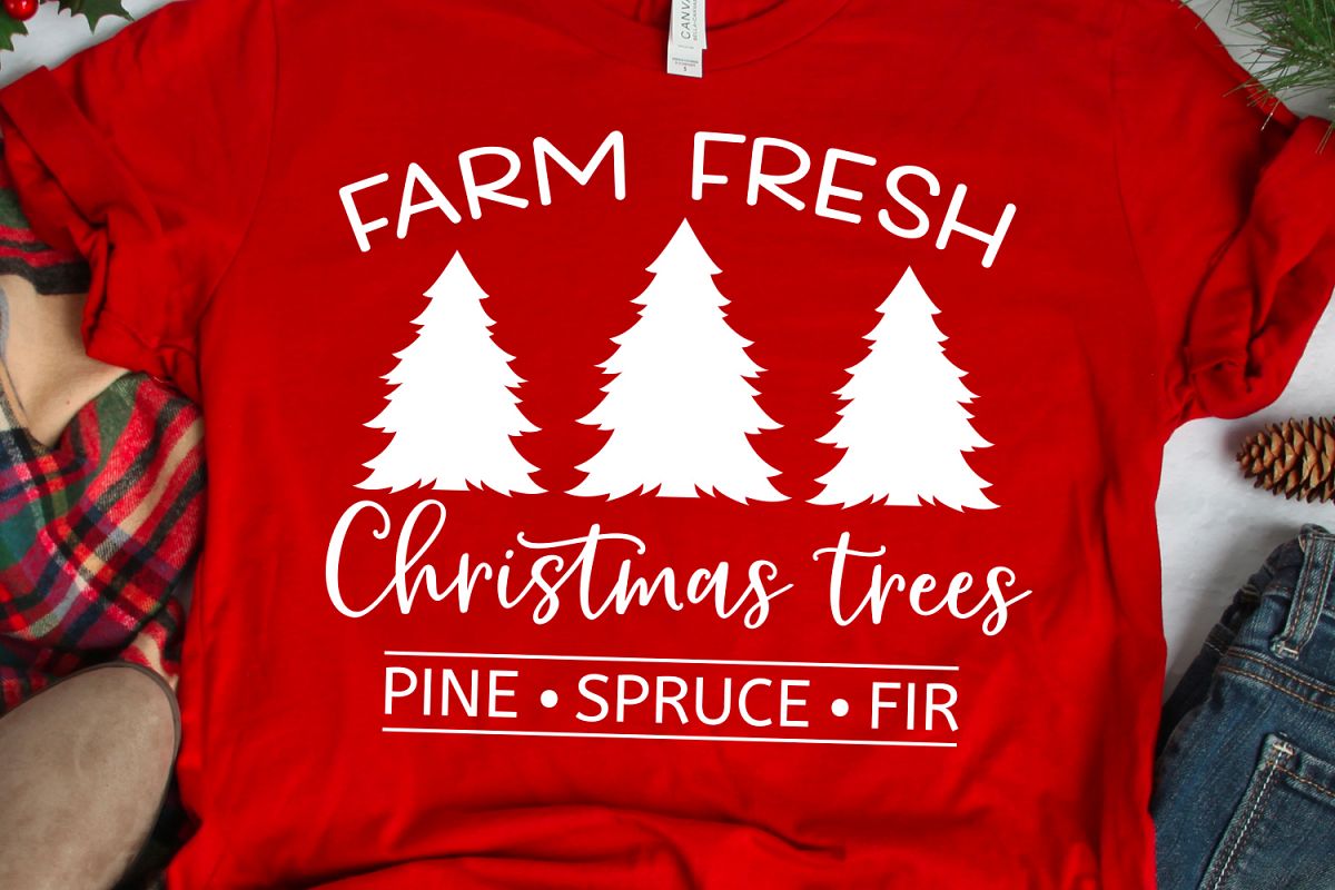 Download Farm Fresh Christmas Trees Svg Rustic Christmas Svg File 377829 Svgs Design Bundles