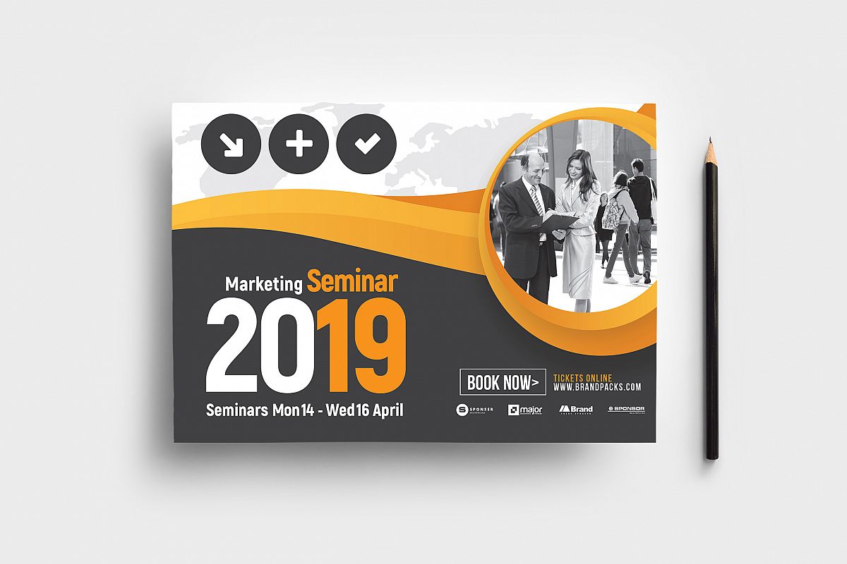 Marketing Seminar Flyer Template example image 1