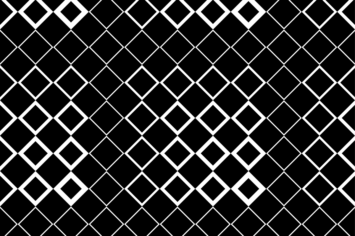 Vector black and white halftone background. Seamless pattern. Textile rapport. example image 1