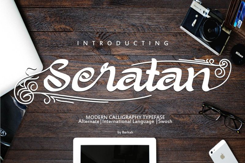 Free Seratan Script Fonts