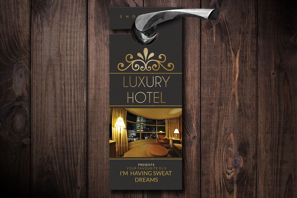 Hotel Room Door Hangers example image 1