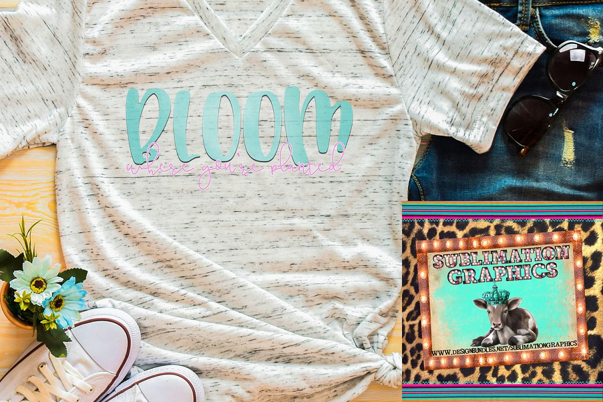 Bloom Sublimation Download example image 1