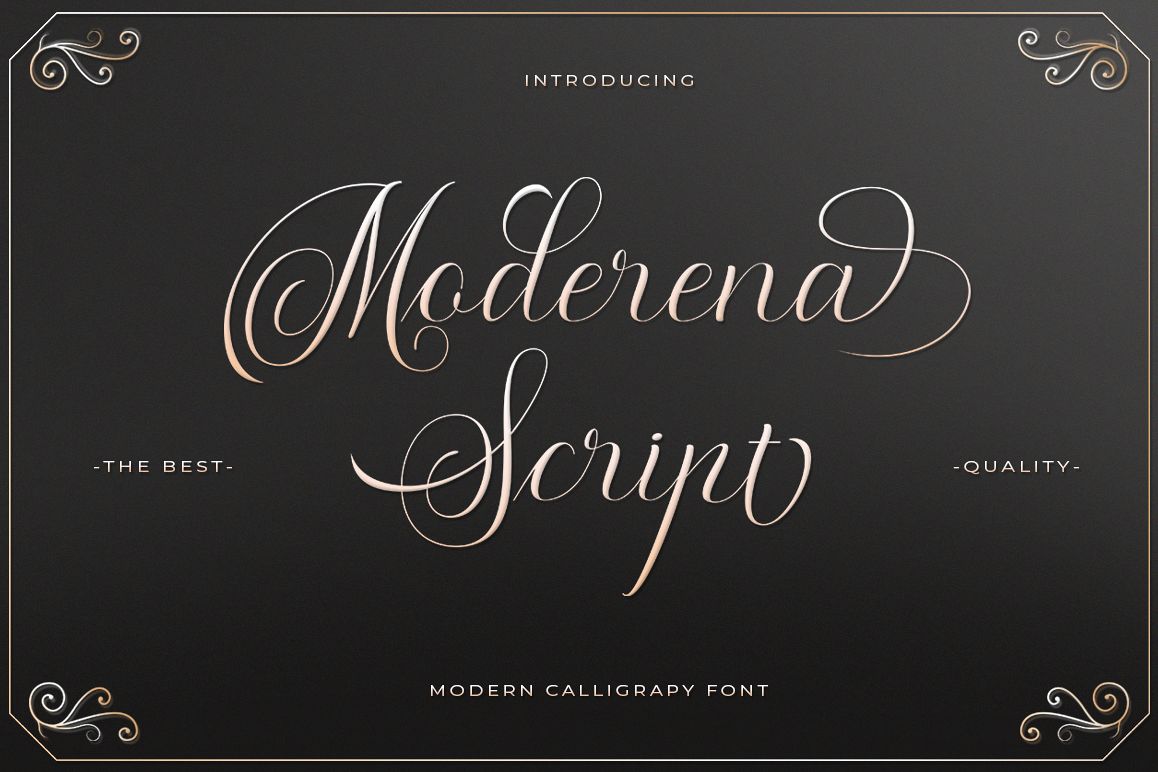 Moderena Script || 3 Style example image 1