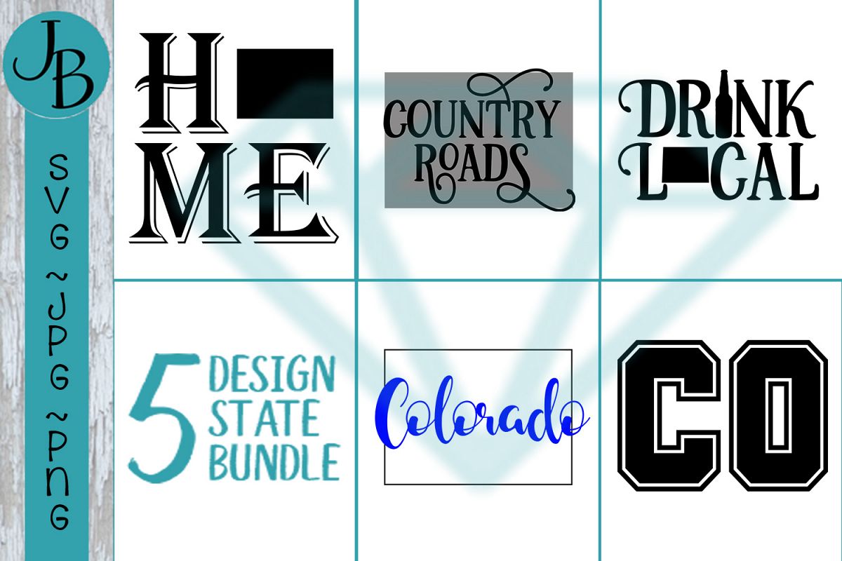 Colorado State Pride Bundle, CO SVG Bundle example image 1