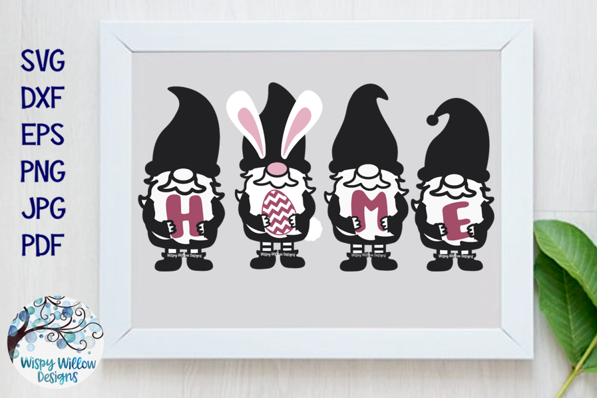 Download Easter Gnomes Home Sign SVG | Gnomes Easter Egg SVG ...