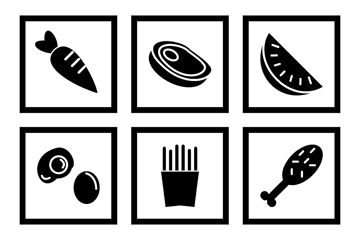 Set Of Food Icons example image 1