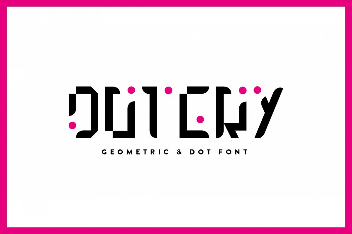 Dotery - Font Family example image 1