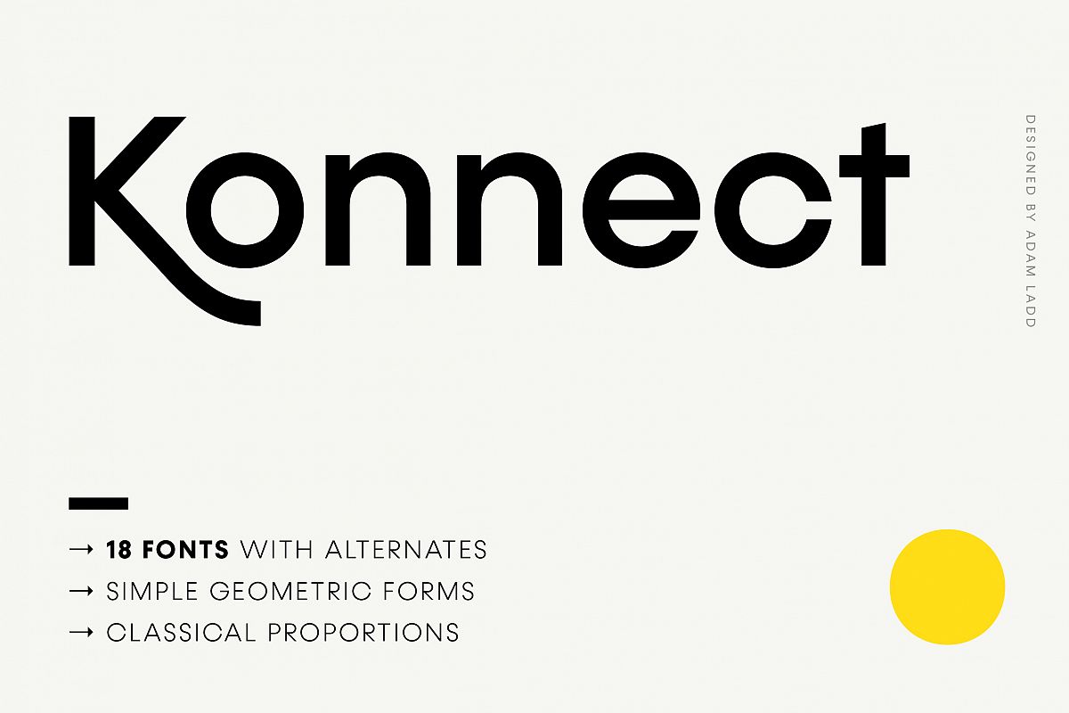 Konnect Font Family example image 1
