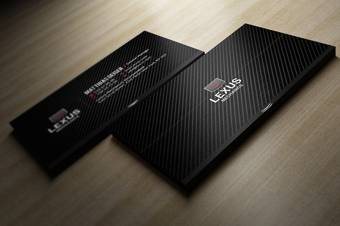 Carbon Business Card example image 1