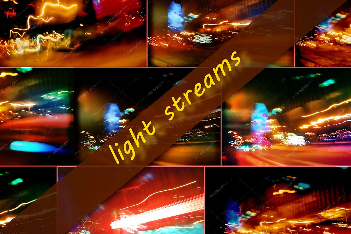 8 files abstract backgrounds from light streams example image 1