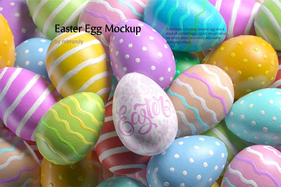 Easter Egg Mockup example image 1