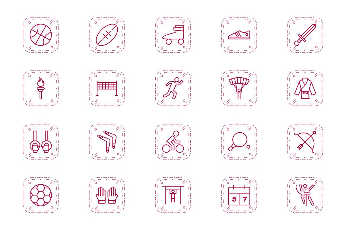 Set Of Sports And Game Icons example image 1