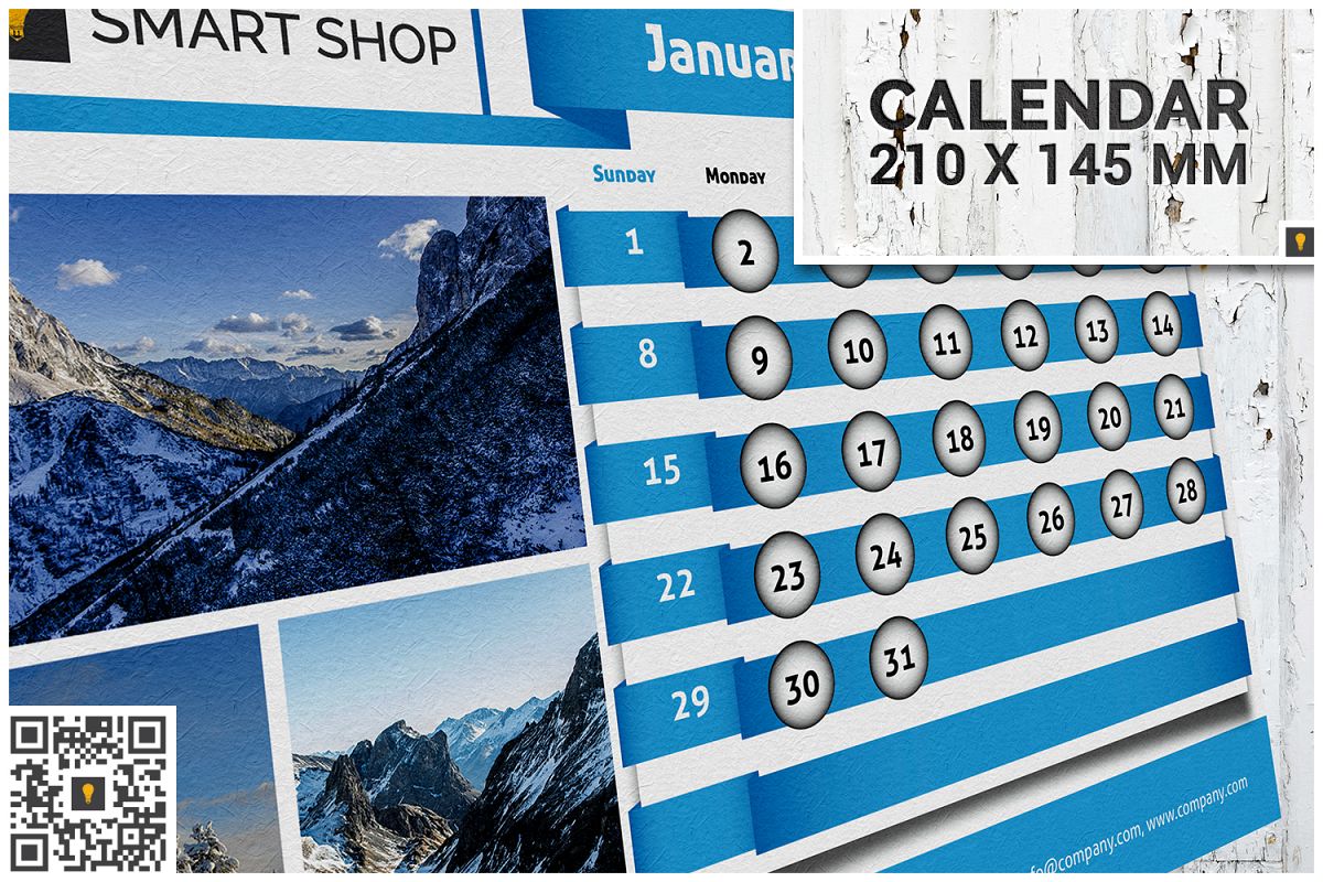 2017 Desktop Calendar example image 1