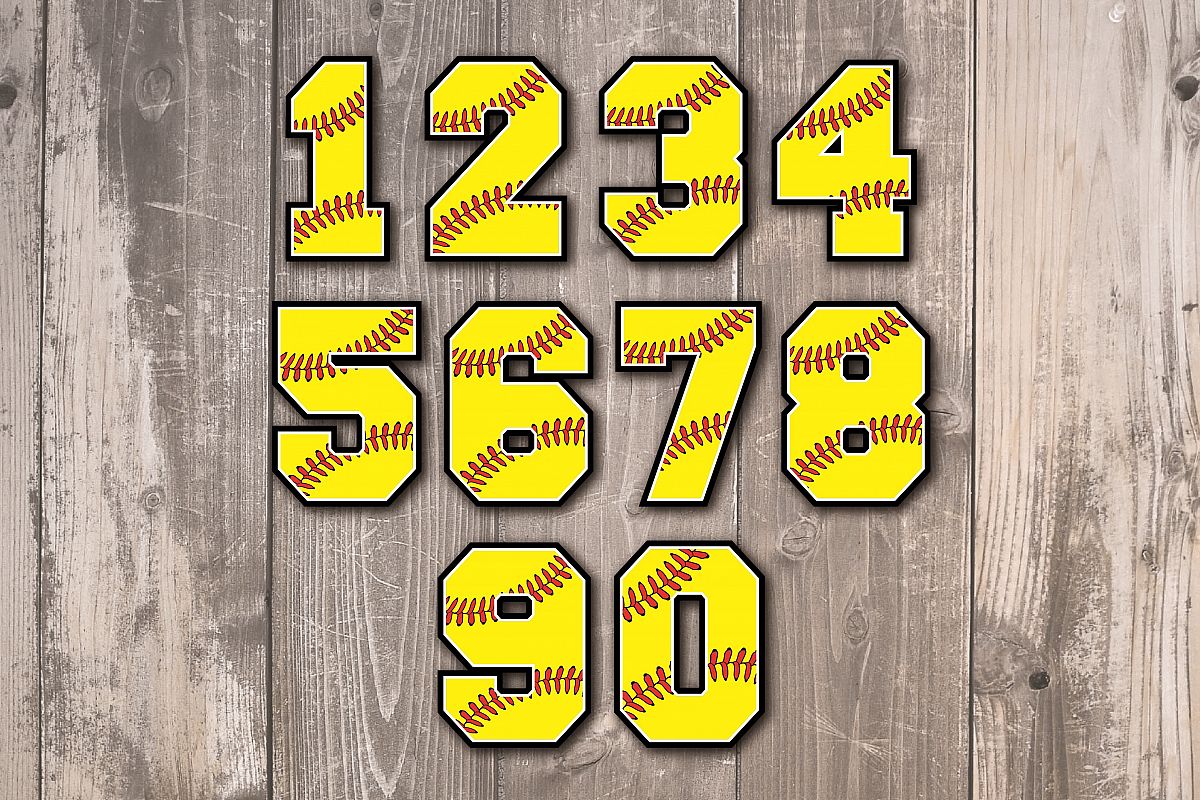 softball shirts with numbers